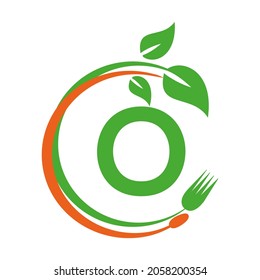 O Letter Logo circle, Vector, restaurant, Template, Icon