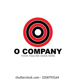 O letter logo design