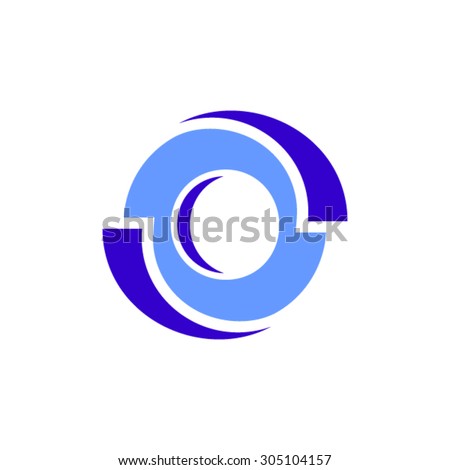 O letter logo design.
