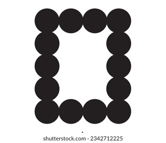O letter logo design elements