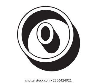 O letter logo design elements symbols