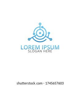 O letter logo design template, O logo design
