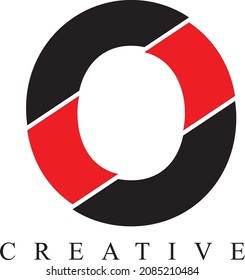 O letter logo design .Letter logo design template . 
