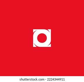 O elementos de plantilla de diseño de logotipo de letras. Logo de la letra digital abstracta moderna. Ilustración vectorial. 