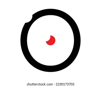 o letter logo design template