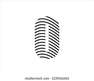 O Letter logo design template elements