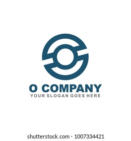 O letter logo design vector template
