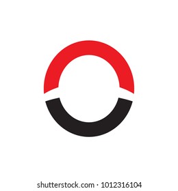O letter logo design vector icon template