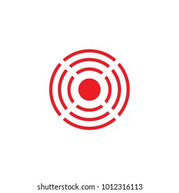 O letter logo design vector icon template