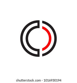 O letter logo design vector template