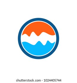 O letter logo design vector icon