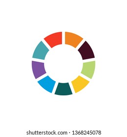 O letter logo design vector template