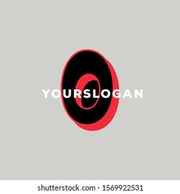 O letter logo design vector template