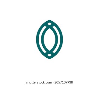O letter logo design vector template