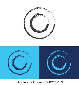 O-Buchstaben Logo Design, Vektorvorlage,