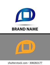 O Letter Logo Design. Vector logo with letter e creative concept
