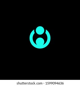 o letter logo element vector