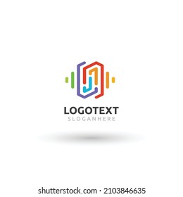 O-Logo, O-Equalizer-Logo, O-Logo für Buchstaben