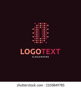 O letter logo, O equalizer logo, O letter logo