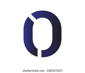 O Letter logo icon design template elements.