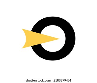 O Letter logo icon design template elements.