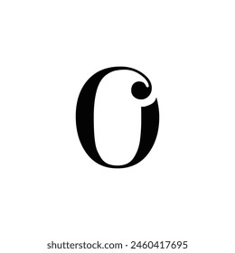 O letter logo, Letter O logo, O letter icon Design black background. Luxury O letter 