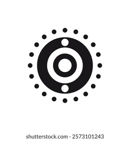 O letter logo icon vector illustration.