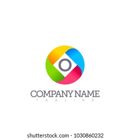 O LETTER LOGO MODERN TEMPLATE