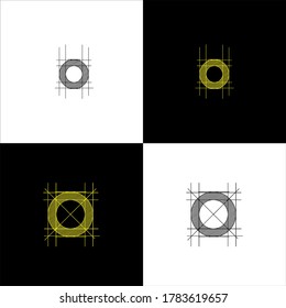 O letter logo monogram design