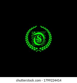 O letter logo monogram design on black background.O letter logo for fashion design