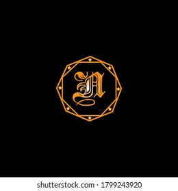 O letter logo monogram design on black background.O letter logo for fashion design