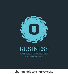 O Letter logo, Monogram design elements, line art logo design. Beautiful Boutique Logo Designs, Business sign, Restaurant, Royalty, Cafe, Hotel, Heraldic, Jewelry, Fashion, Wine. Vector illustration