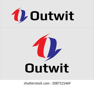 O LETTER LOGO AND SAMPLE TITLE AS OUTWIT