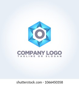 O LETTER LOGO TEMPLATE