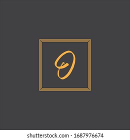O letter logo vector design