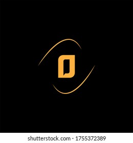 O letter logo vector design