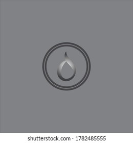 Diseño vectorial de logotipo de letra O