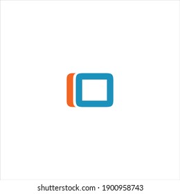 O letter logo vector design on white color background. o icon