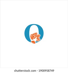 O letter logo vector design on white color background. o icon