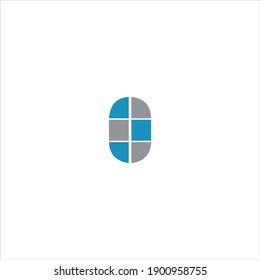 O letter logo vector design on white color background. o icon