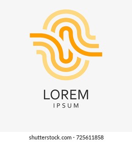 O Letter Logo. Vector Icon