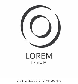 O Letter Logo. Vector Icon