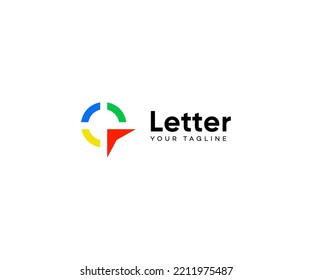 O-Logo-Vektorvorlage Abstraktes Monogramm-Symbol