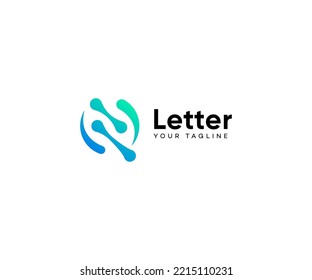 O Letra Plantilla de vectores de logotipo Símbolo abstracto de monograma