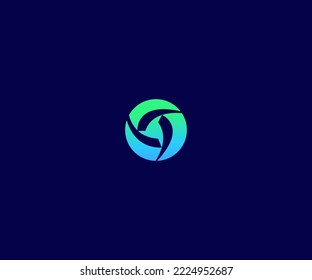 O Letra Modelo Vector De Plantilla Resumen Símbolo De Monograma. Usable para el deporte de negocios, la tecnología, la moda, el logotipo digital y creativo futuro