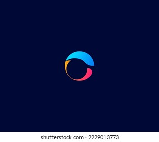 O Letter Logo Vector Template Abstract Monogram Symbol. Usable for Business sport, technology, fashion, digital And future creative logo