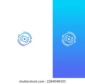 O Letra Plantilla de vectores de logotipo Símbolo abstracto de monograma 