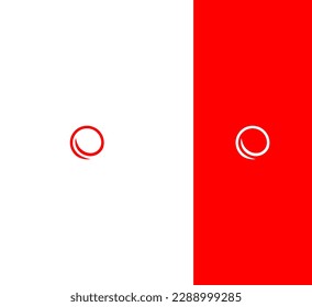 O Letter Logo Vector Template Abstract Monogram Symbol 