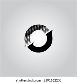 O letter logo. O Letter logo with white background. This is black letter logo. Use stylist fashion logo. Decorative design.