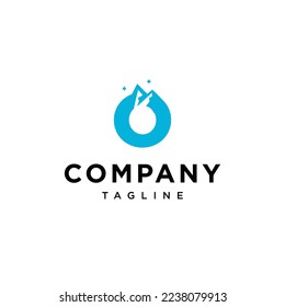 O Letter Mountain Vector logo icon vector Template.eps